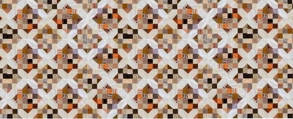 Moroccan star quilt block