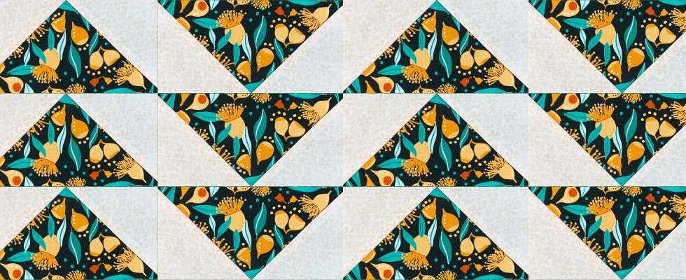 Eleanor Burns flying geese technique