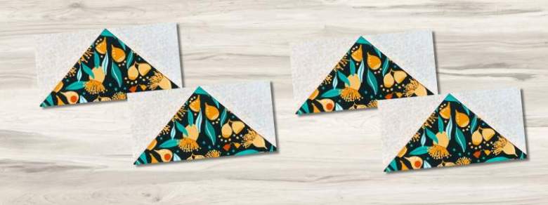 Eleanor Burns flying geese technique