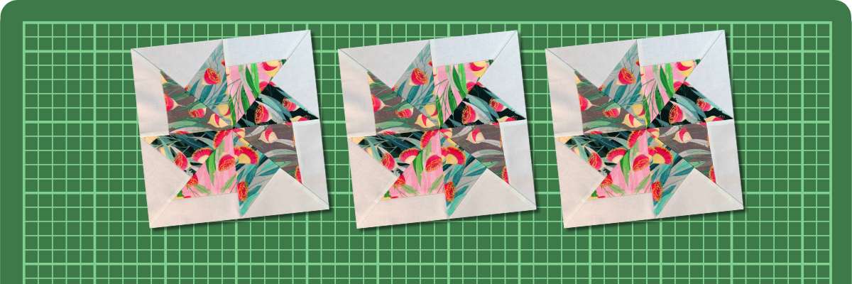 Fun pinwheel quilt block