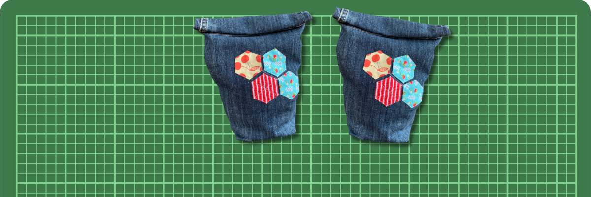 Upcycled denim lunch bag tutorial