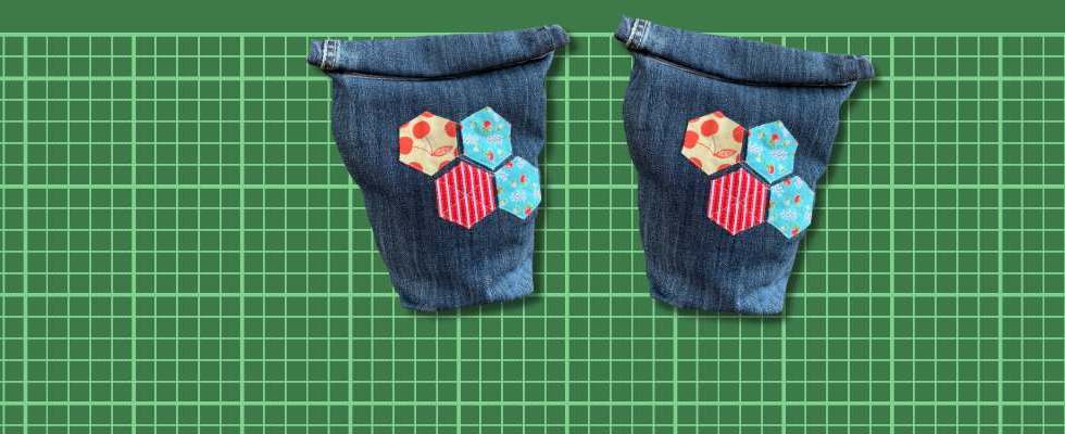 Upcycled denim lunch bag tutorial