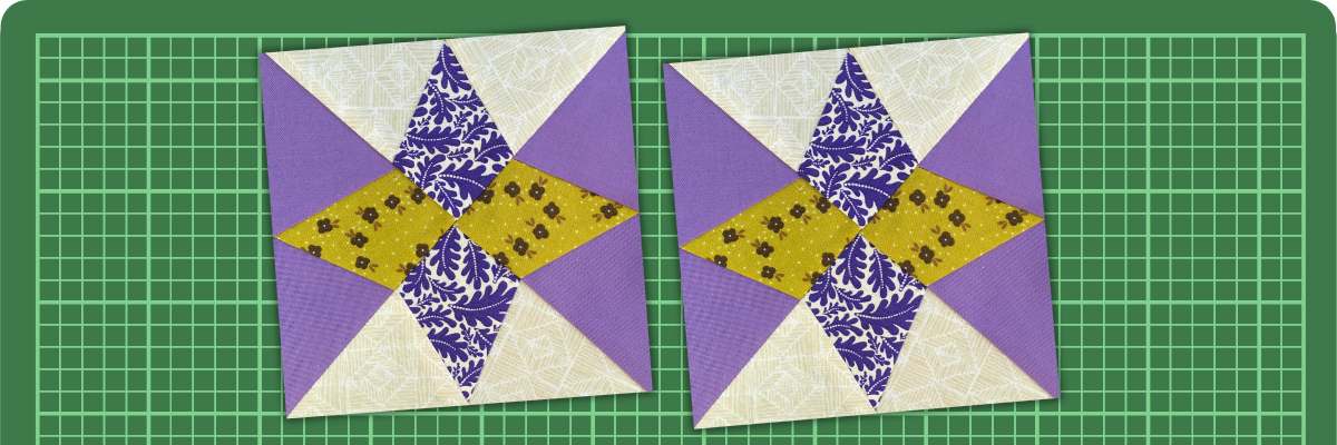 Mills and stars quilt block