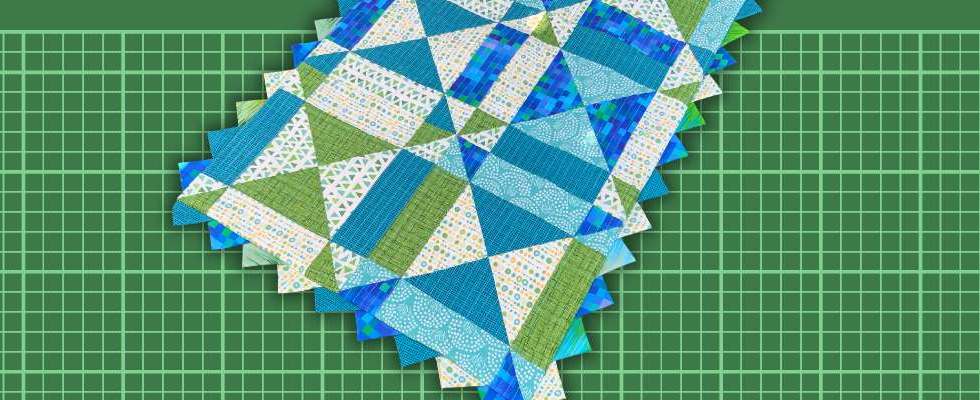 Prairie point binding