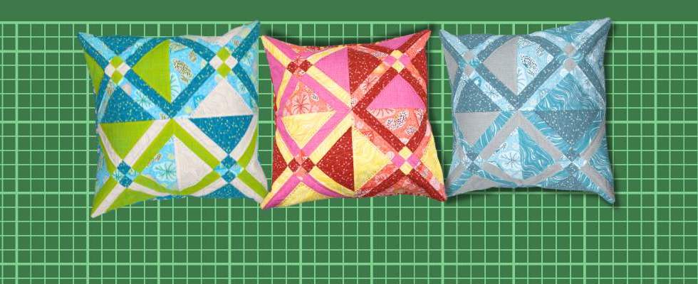 Stitched seasons pillow pattern