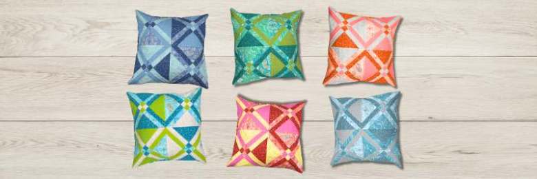 Stitched seasons pillow pattern