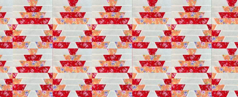 Scrappy reflections block