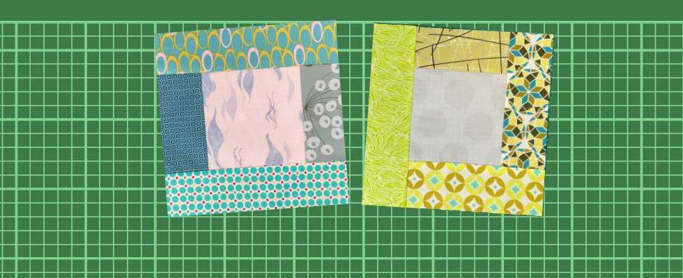 Improv square in a square block