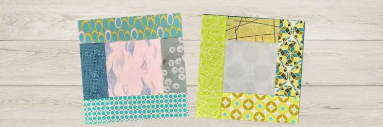 Improv square in a square block