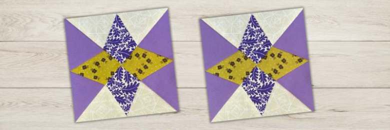 Mills and stars quilt block