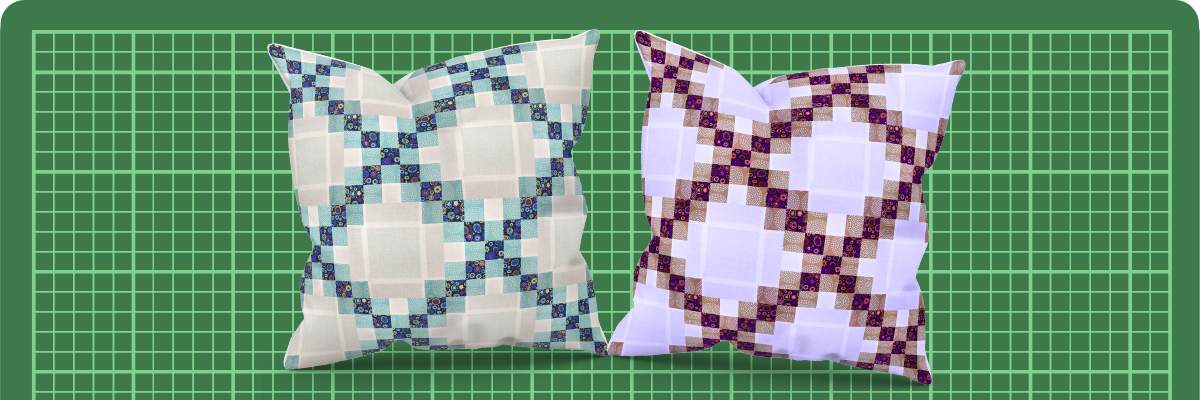 Double Irish chain quilt