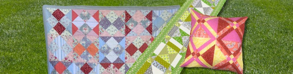 Quarter square triangle 3 patterns