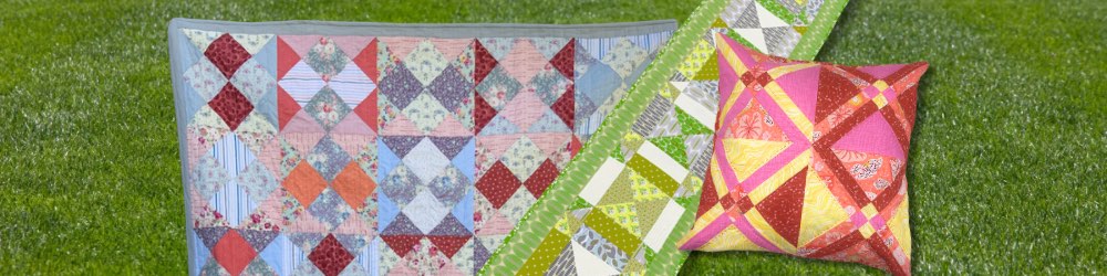 Quarter square triangle 3 patterns