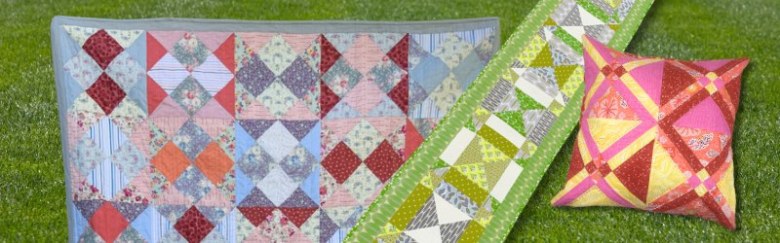 Quarter square triangle 3 patterns