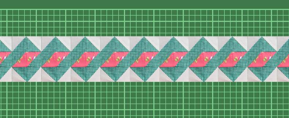 Braided quilt border