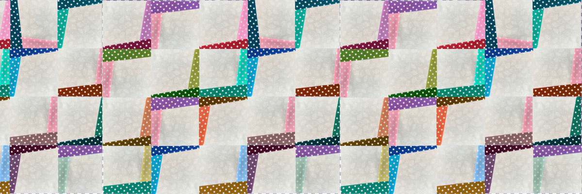 Crisscross quilt block