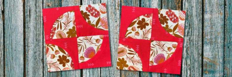 How to make an easy Drunkard path block