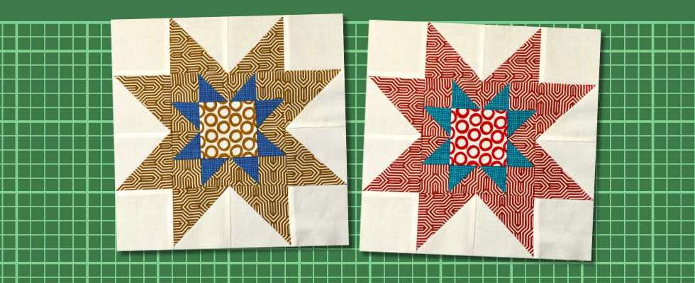 How to make a double star block