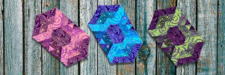 Easy table topper with triangles