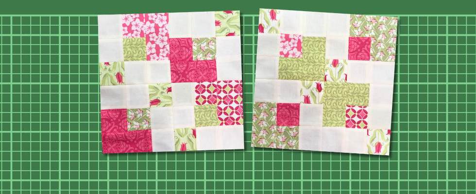 Double disappearing 9 patch block