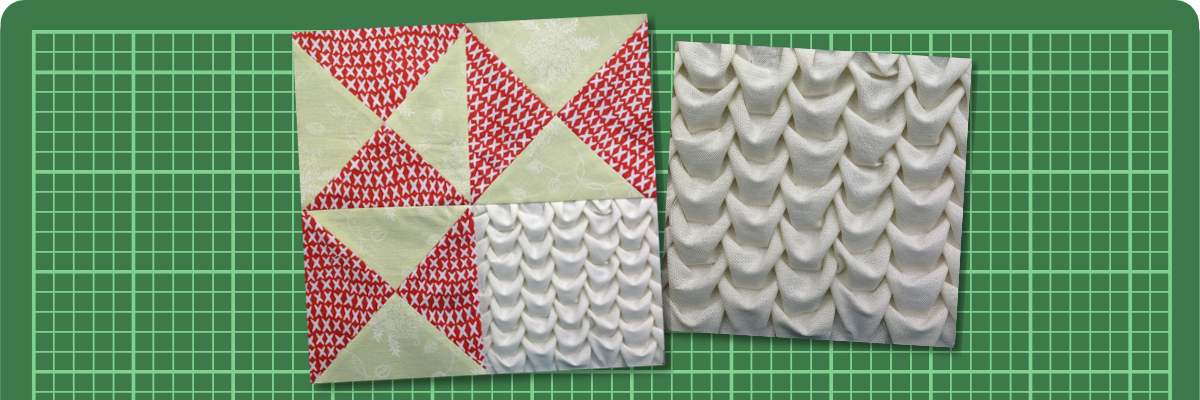 Add texture to your quilts - Shell smocking