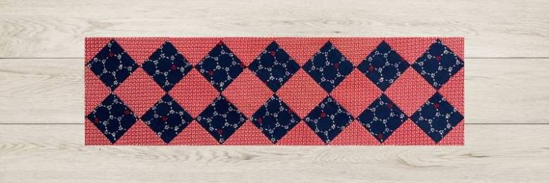 Checkerboard quilt border 