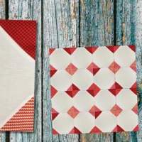 Snowball quilt block