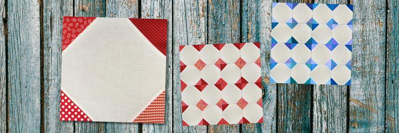 Snowball quilt block