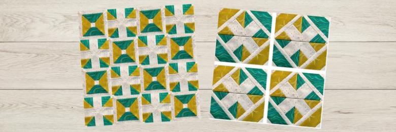How to make a Turnabout quilt block
