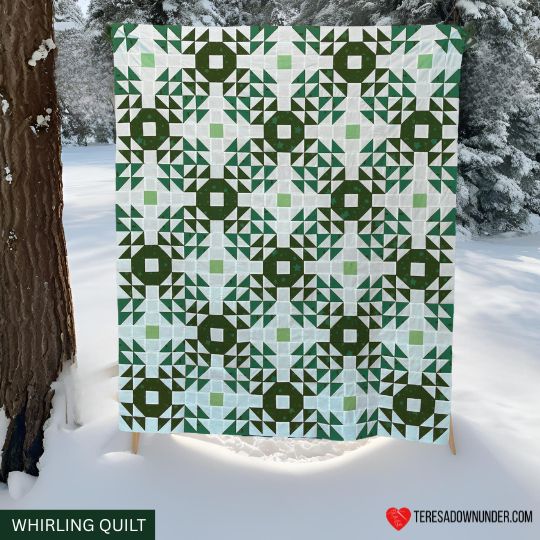 Whirling quilt