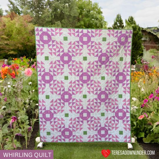 Whirling quilt