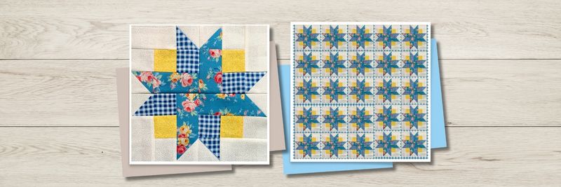 Annie's star quilt block tutorial