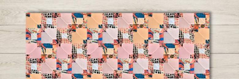 Disappearing nine patch turnabout patchwork style