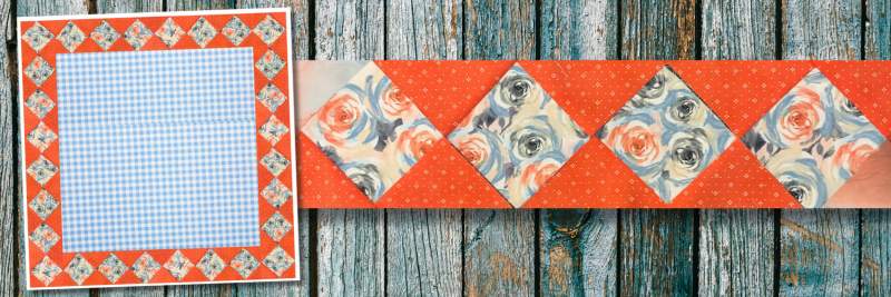 Hexagon star quilt block