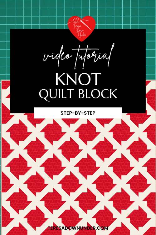 How to make a Knot quilt block