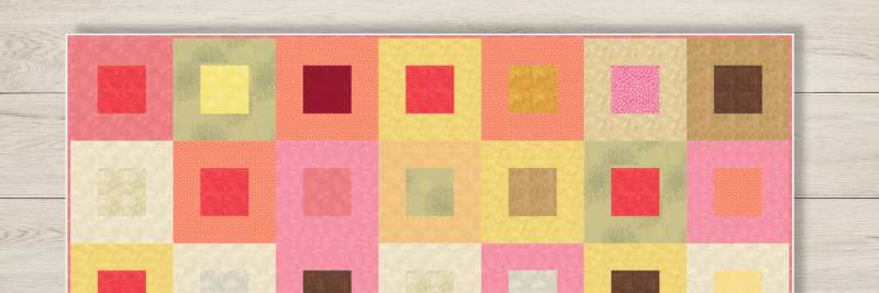 Seam free quilt block