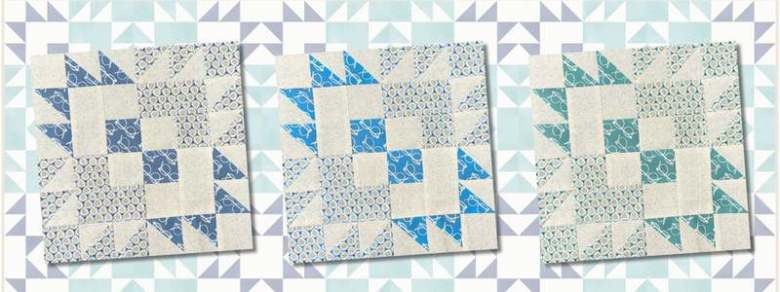 Bento box with a twist quilt block