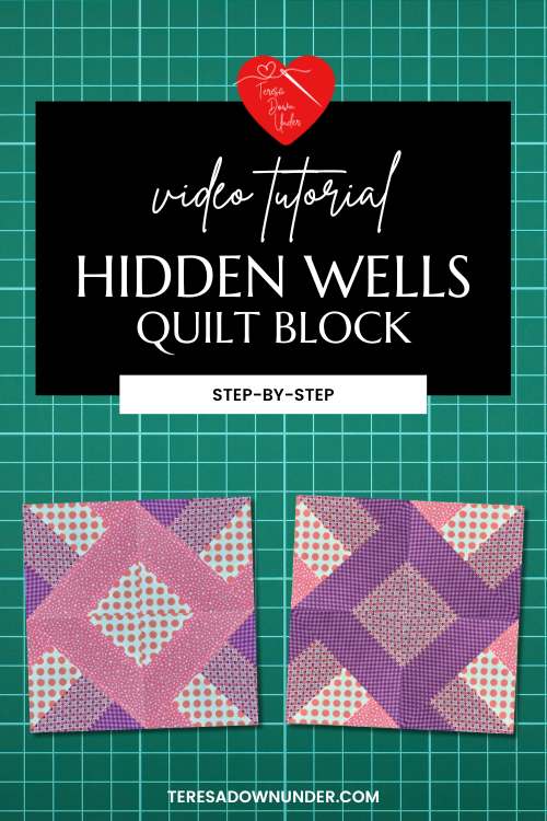 Hidden wells quilt block