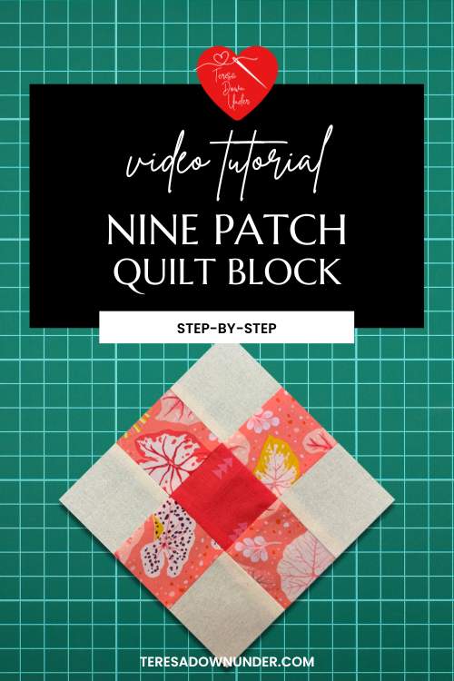 Nine patch - Hearts in bloom QAL