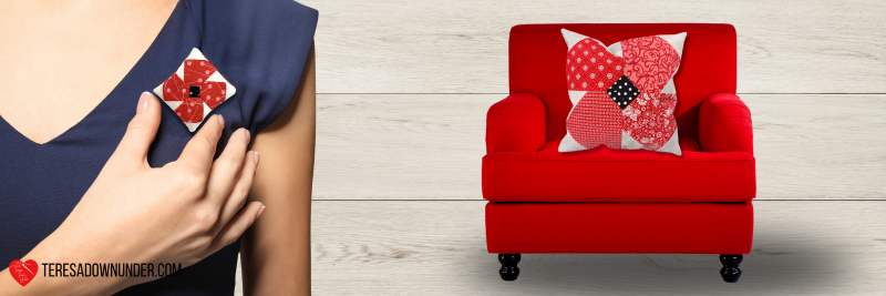 Poppy brooch tutorial