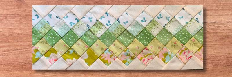 Checkered quilt border tutorial