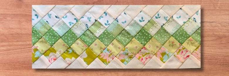 Checkered quilt border tutorial