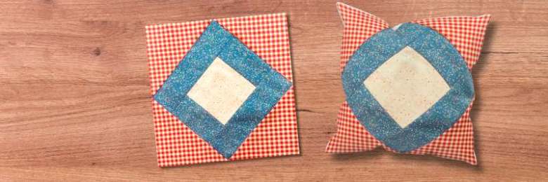 How to make a Diamond pillow