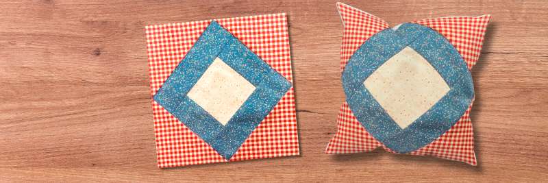 How to make a Diamond pillow