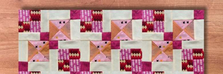 Disappearing fancy nine patch block
