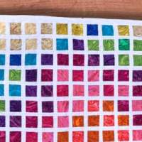 Colour chart quilt