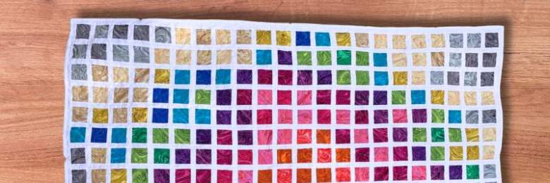 Colour chart quilt