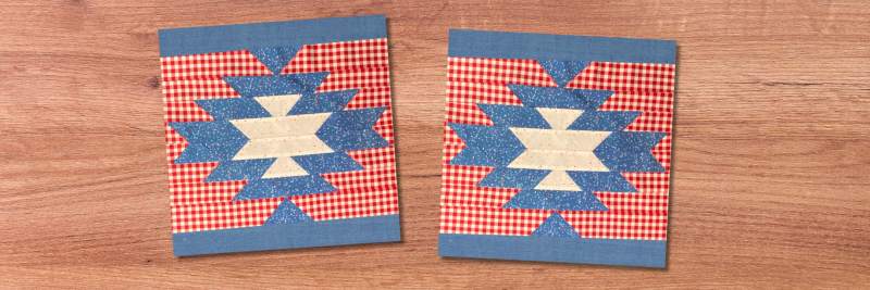 Desert strip flip block