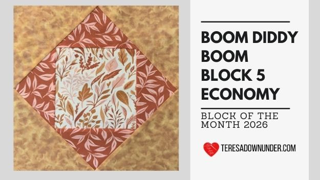 Boom. Diddy Boom Block of the month - Oh Susannah - Block 5