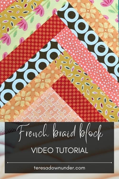 French braid quilt block